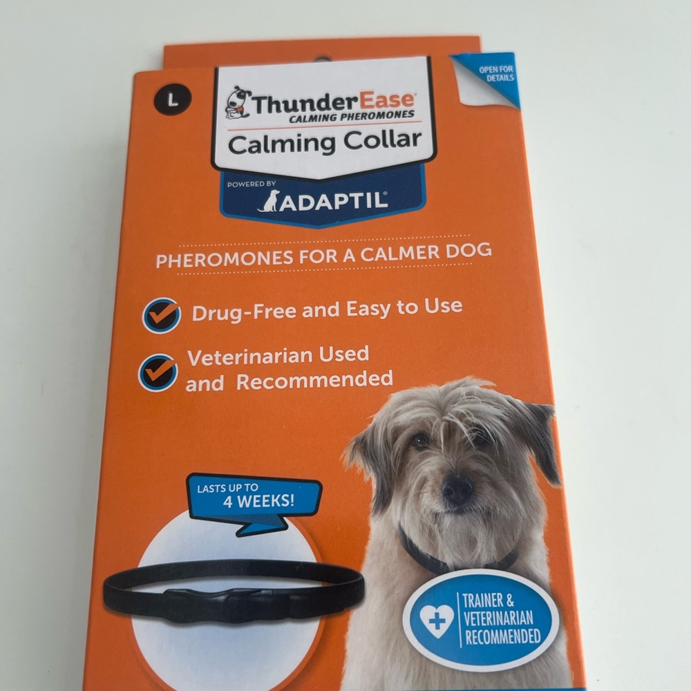 Calming Collar for Dogs - Black (Large)